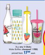 Clicks Water Bottles-Each