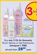 Oh So Heavenly Room Sprays Or Gel Fresheners-Each