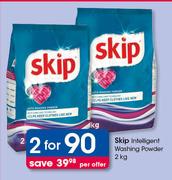 Skip Intelligent Washing Powder-2 x 2Kg