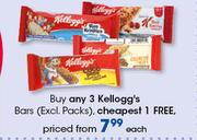 Kelloggs Bars(Excl.Packs)-Each
