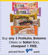 ProNutro, Bokomo Otees Or Safari Bars-Each