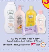Clicks Made 4 Baby Baby Toiletries(Excl.Gift Sets & Wipes)-Each