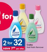 Cutex Nail Polish Remover-For 2