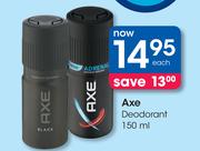 Axe Deodorant-150ml Each