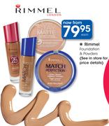 Rimmel Foundation & Powders-Each