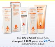 Clicks Tissue Oils-Each (Excluding Minis & Bulk)