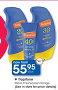 Tropitone Move It Sunscreen Range-Each