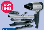 Clicks Wet & Dry Straightener Or 1200Watt Compact Hairdryer-Each