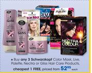 Schwarzkopf Color Mask, Live, Palette, Nectra Or Gliss Hair Care Products-Each