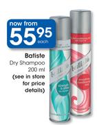 Batiste Dry Shampoo-200ml Each