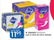 Lifestyle Pantyliners-Per Pack