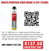 Wurth Multi-Purpose Gun Foam 1C STF-750ml