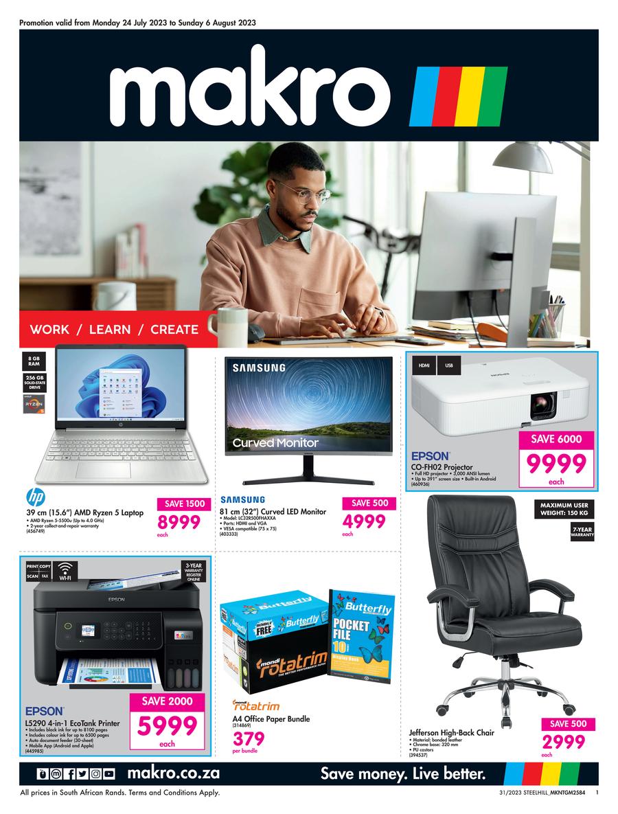 Makro hotsell laptop specials