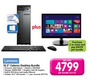 Lenovo 18.5" Celeron Desktop Bundle-Per Bundle