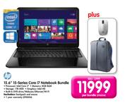 HP 15.6" 15-Series Core i7 Notebook Bundle-Per Bundle