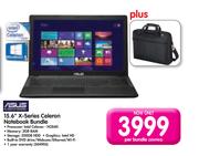Asus 15.6" X-Series Celeron Notebook Bundle-Per Bundle