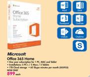 Microsoft Office 365 Home