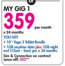 Lenovo 10" Yoga 2 Tablet Bundle LTE/16GB-My Gig 1