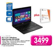 Nextbook 10.1" 2-In-1 Windows Tablet Bundle 3G/64GB-Per Bundle