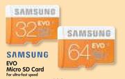 Samsung Evo 64GB Micro SD Card
