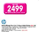 HP 8610 Officejet Pro 4-in-1 Colour Inkjet Printer plus Ink-Per Bundle