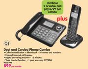 Dect And Corded Phone Combo