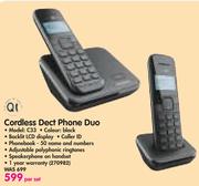 Cordless Dect Phone Duo C33