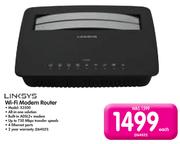 Linksys WiFi Modem Router X3500