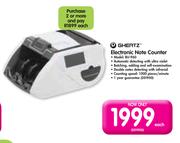 Ghertz Electronic Note Counter BU-960