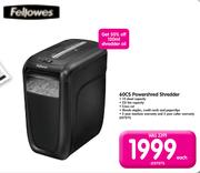 Fellowes 62CS Powershred Shredder-Each