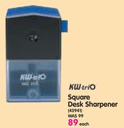 Kw-TriO Square Desk Sharpener-Each