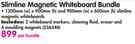 Slimline Magnetic Whiteboard Bundle-Per Bundle