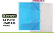 Kenzel A4 Plastic Estate File-5 Nos