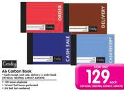 A6 Carbon Book-Each