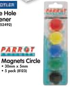 Parrot 30mmx5m Magnet Circle-5x5's pack