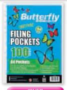 Butterfly Sheet Protector 25 Pack-Each