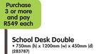 School Desk Double-Each