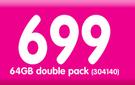 SanDisk 64GB Ultra Micro SDHC/Micro SDXC UHS-1 Card Double Pack-Per Pack
