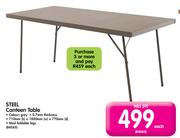 Steel Canteen Table-Each