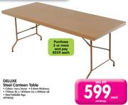Deluxe Steel Canteen Table-Each