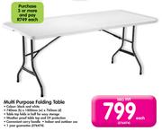Multi Purpose Folding Table-Each