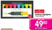 Faber Castell Textliner Highlighter-Per 8 Pack