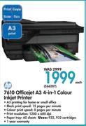 HP 7610 Officejet A3 4-In-1 Colour Inkjet Printer-Each
