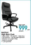 Bastille High Back Chair