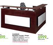 Classique Reception Counter L Shape