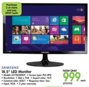 Samsung 18.5" LED Monitor LS19D300NY-Each
