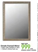 Ornate Framed Mirror-Each