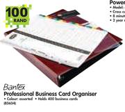 Bantex Professional Business Card Organiser