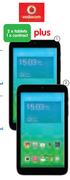 2xVodacom Smart Tabs 3G/2GB-On My Meg 500 Top Up