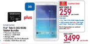 Samsung 9.6" Tab E 3G/8GB Tablet Bundle-Per Bundle